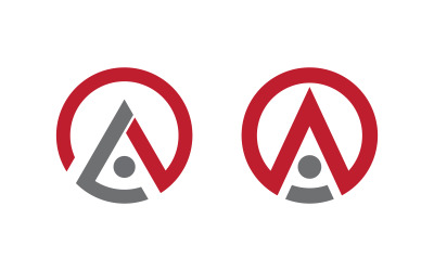 A Letter Logo Business Concept design Template v3.23