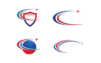 Faster speed Concept Logo icon Illustration design template v3.4