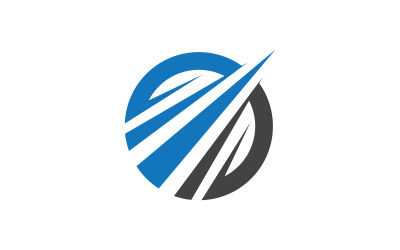 Faster speed Concept Logo icon Illustration design template v3.7