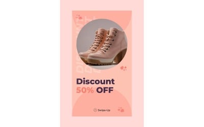 Instagram Stories Discount 50% OFF