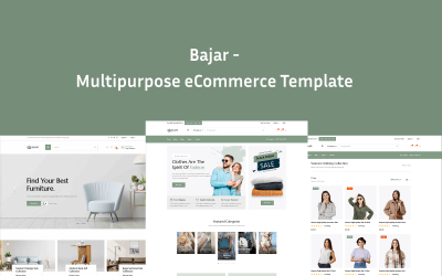 Bajar eCommerce – HTML-Vorlage für einen Mehrzweck-E-Commerce-Shop