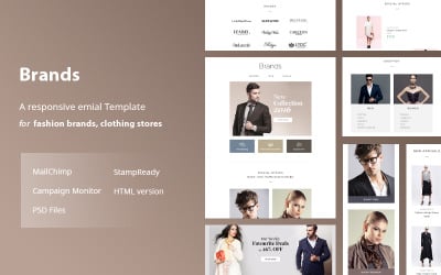 Brands - eCommerce Responsive Email Template