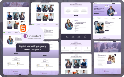 Consulnet – Modello di sito web per consulenza aziendale