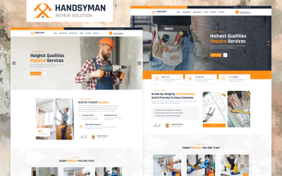 Handsyman - Modelo HTML para serviços de manutenção, reparos e serviços de manutenção residencial