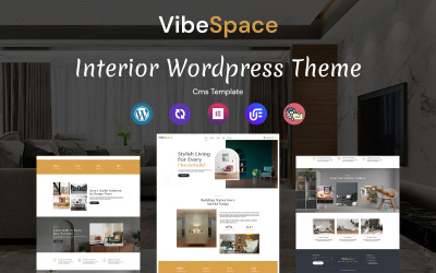 VibeSpace – responzivní WordPress šablona pro interiérový design