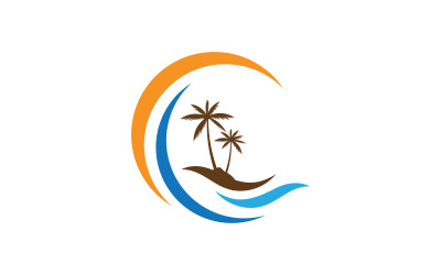 Water wave concept icon vector illustration design template v3.6