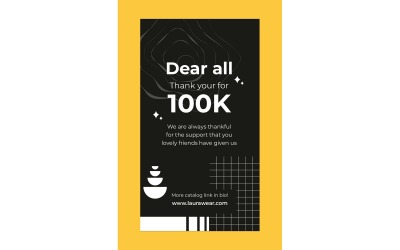 Instagram Stories Thank You For 100k