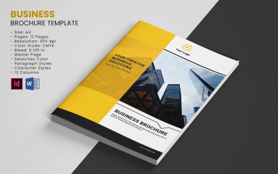 Modello di brochure aziendale: design professionale e modificabile