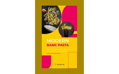 Histoires Instagram Pâtes modernes et basiques