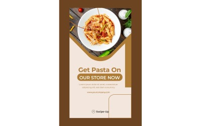 Instagram Stories Koop pasta in onze winkel