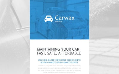 Car Wash Responsive Newsletter Template