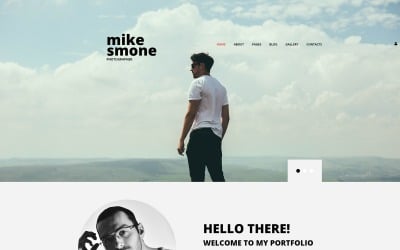 Mike Smone - Plantilla Joomla moderna para portafolio de fotógrafos