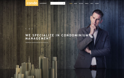 Responsivt Asset Management Hemsidemall #54015