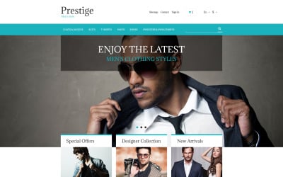 Tema gratuito PrestaShop da loja de moda