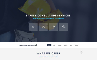 Website Vorlage namens "Security Adviser" #54017