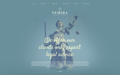 WordPress Theme namens "Themis" #54001
