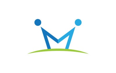 Nätverk för adoptionsvård och social logotypdesign v3.43