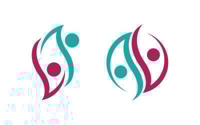 Nätverk för adoptionsvård och social logotypdesign v3.45