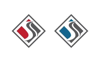 Business S letter logo design icon vector template v3.11