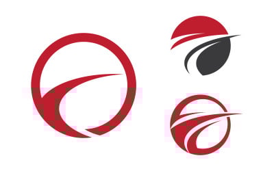 Modelo de design de ilustração de ícone de logotipo de conceito de velocidade mais rápida v3.9