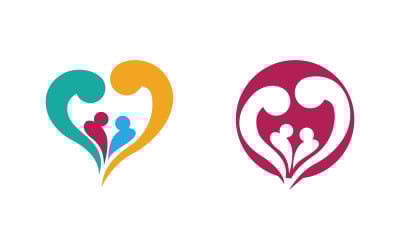 Nätverk för adoptionsvård och social logotypdesign v3.34