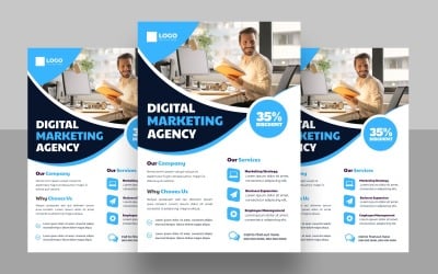 Digital Marketing Agency Flyer Template Ver-16