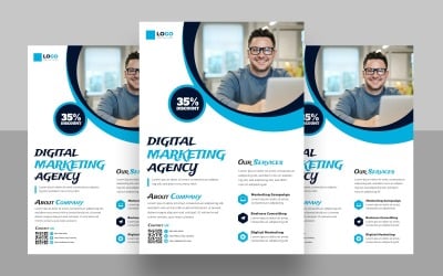 Digital Marketing Agency Flyer Template Ver-21