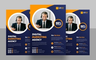 Digital Marketing Agency Flyer Template Ver-22
