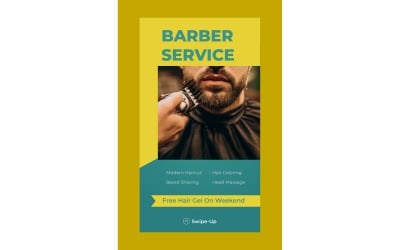 Instagram Stories Barber Service