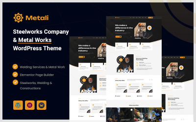 MetalHome – Steelworks Company &amp;amp; Metal Works WordPress-tema