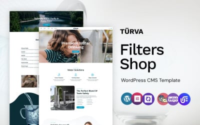 Turva - Filters &amp;amp; Drinking Water WordPress Elementor Theme