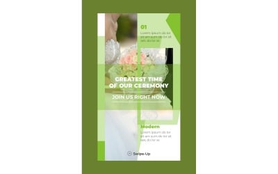 Instagram Stories Greatest Time of Our Ceremony
