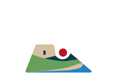 Логотип Coastal Tower Beach для туристичного брендингу