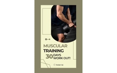 Instagram Stories Muscular Training