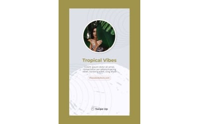 Instagram Stories Tropical Vibes