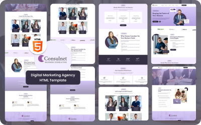 Consulnet – 企业业务咨询网站模板