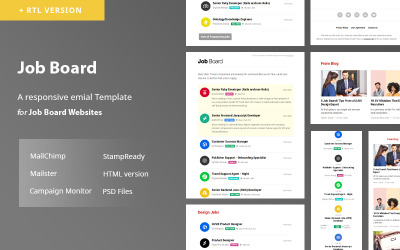 Job Board Email Template + RTL