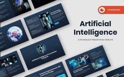 Plantilla de PowerPoint sobre inteligencia artificial (IA)