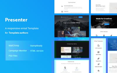 Presenter - Responsive Email Template + Online Editor
