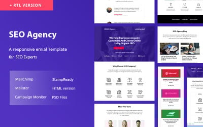 SEO Agency Email Template + RTL