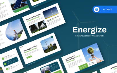 Energize - Keynote-sjabloon voor hernieuwbare energie