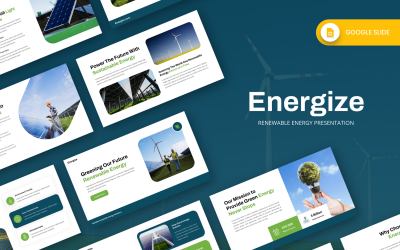 Energize - Megújuló energia Google Dia sablon