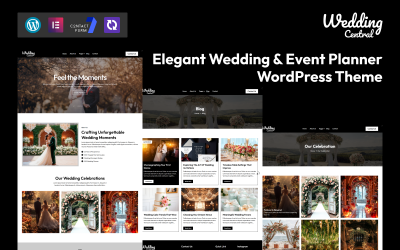 WeddingCentral – элегантная тема WordPress для свадеб и мероприятий
