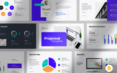 Digital Project Proposal Google Slides Template