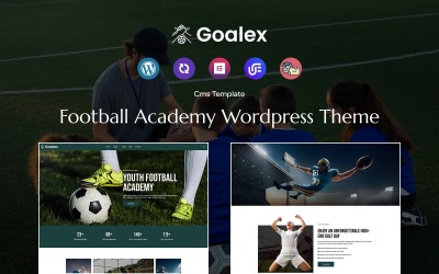 Goalex - Futball Akadémia WordPress sablon