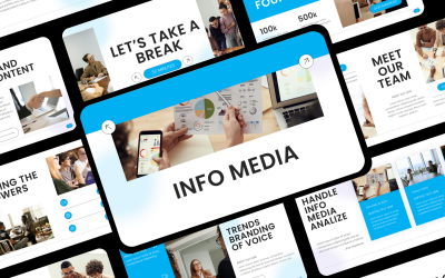 Információ - Közösségi média prezentáció PowerPointban