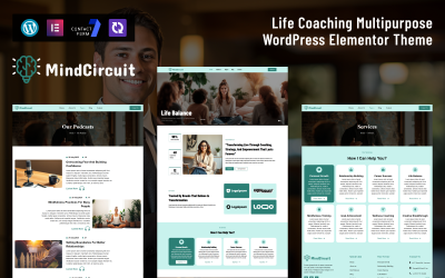 MindCircuit – Mehrzweck-WordPress-Elementor-Theme für Lebensberatung