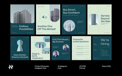 Real Estate IG Carousel Template