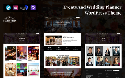 DreamMoment – Tema de WordPress para organizadores de eventos y bodas