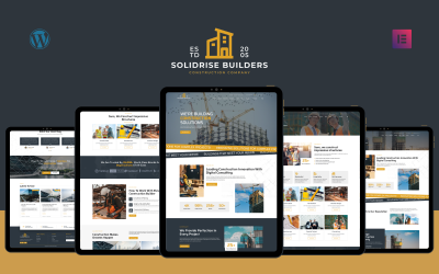 Solid Rise – WordPress-Theme für Bau- und Architekturdienstleistungen